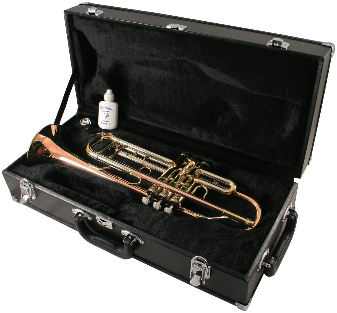 LJ Hutchen Bb Trumpet with Plush-Lined Case LJ Hutchen Bb Trumpet with Plush-Lined Case