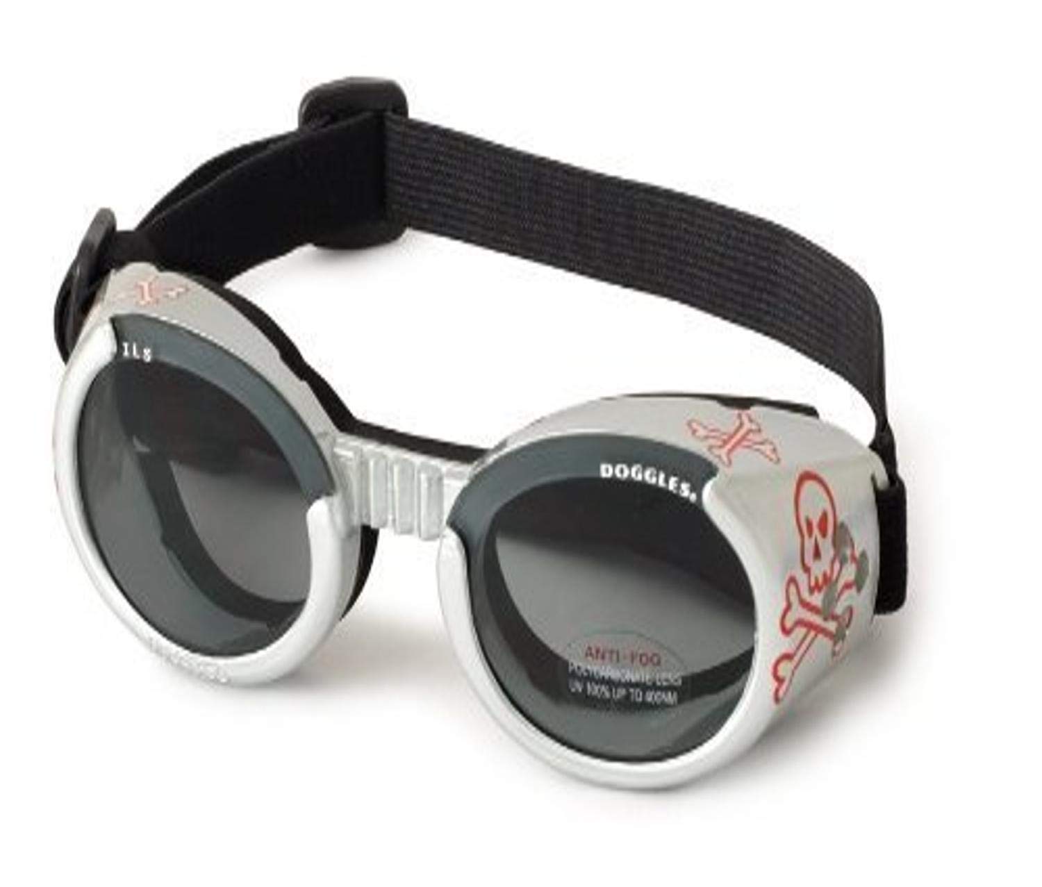 Doggles - Ils Silver Skull Frame