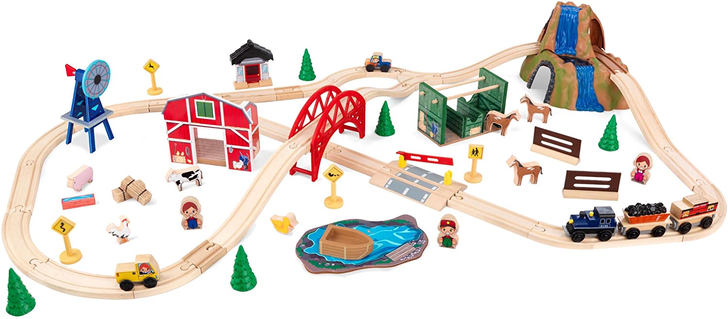 Kidkraft Wooden Rural Farm Train Set Kidkraft Wooden Rural Farm Train Set