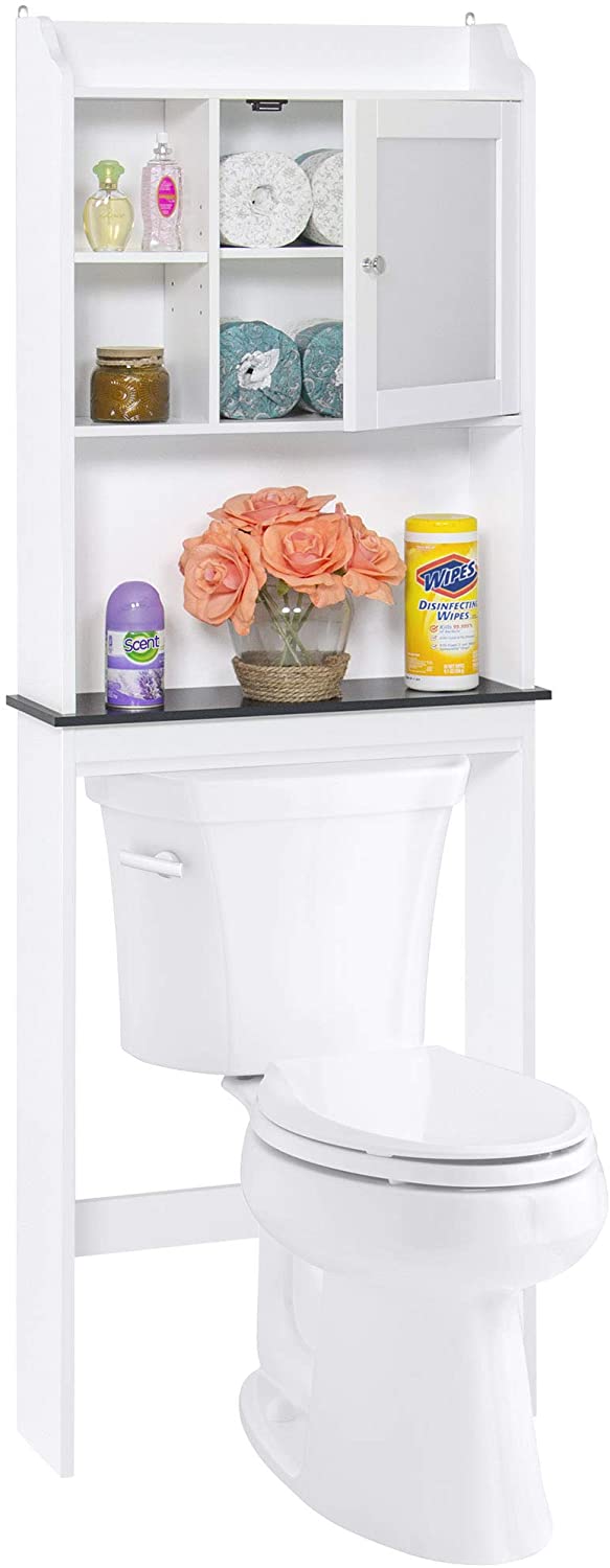 Best Choice Products Toilet Space Saver – Modern Over the Toilet Storage