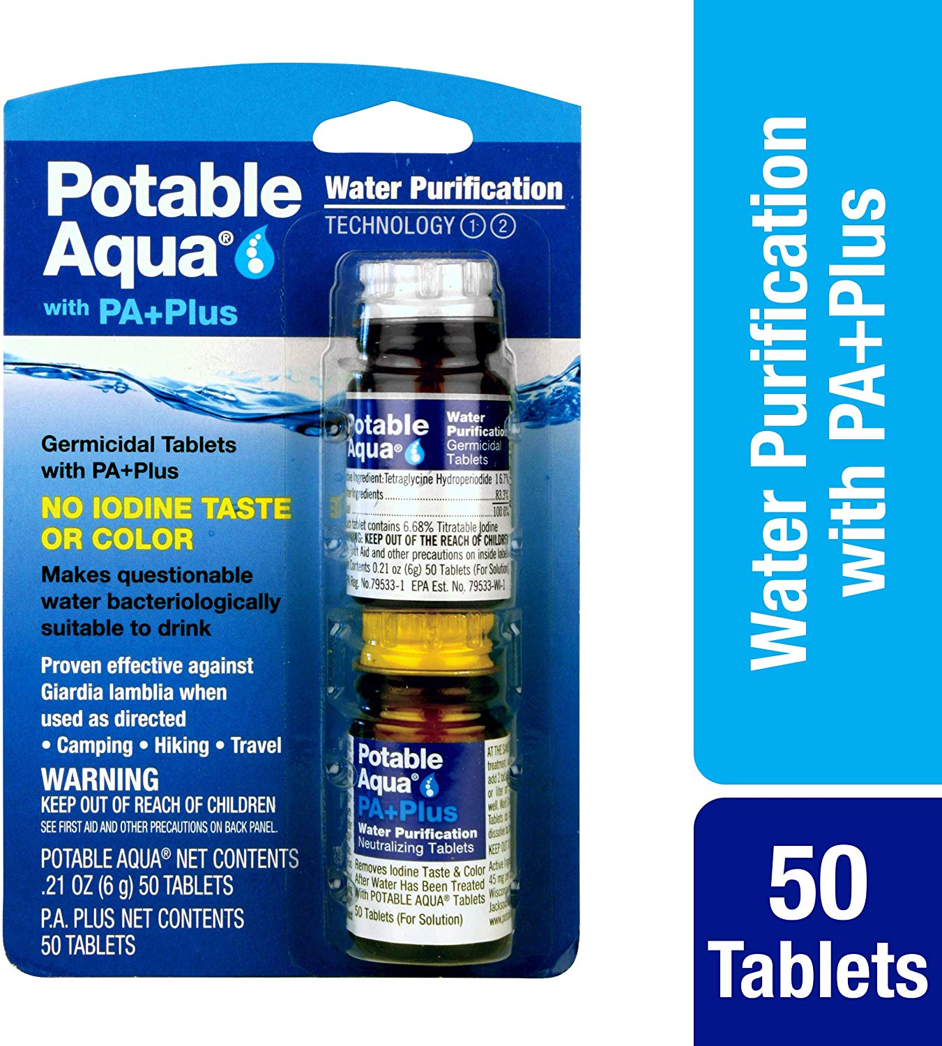 Potable Aqua Water Purification Tablets With Pa Plus