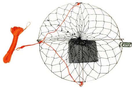 KUFA Casting Crab Trap with 100' Rope (CR55) KUFA Casting Crab Trap with 100' Rope (CR55)