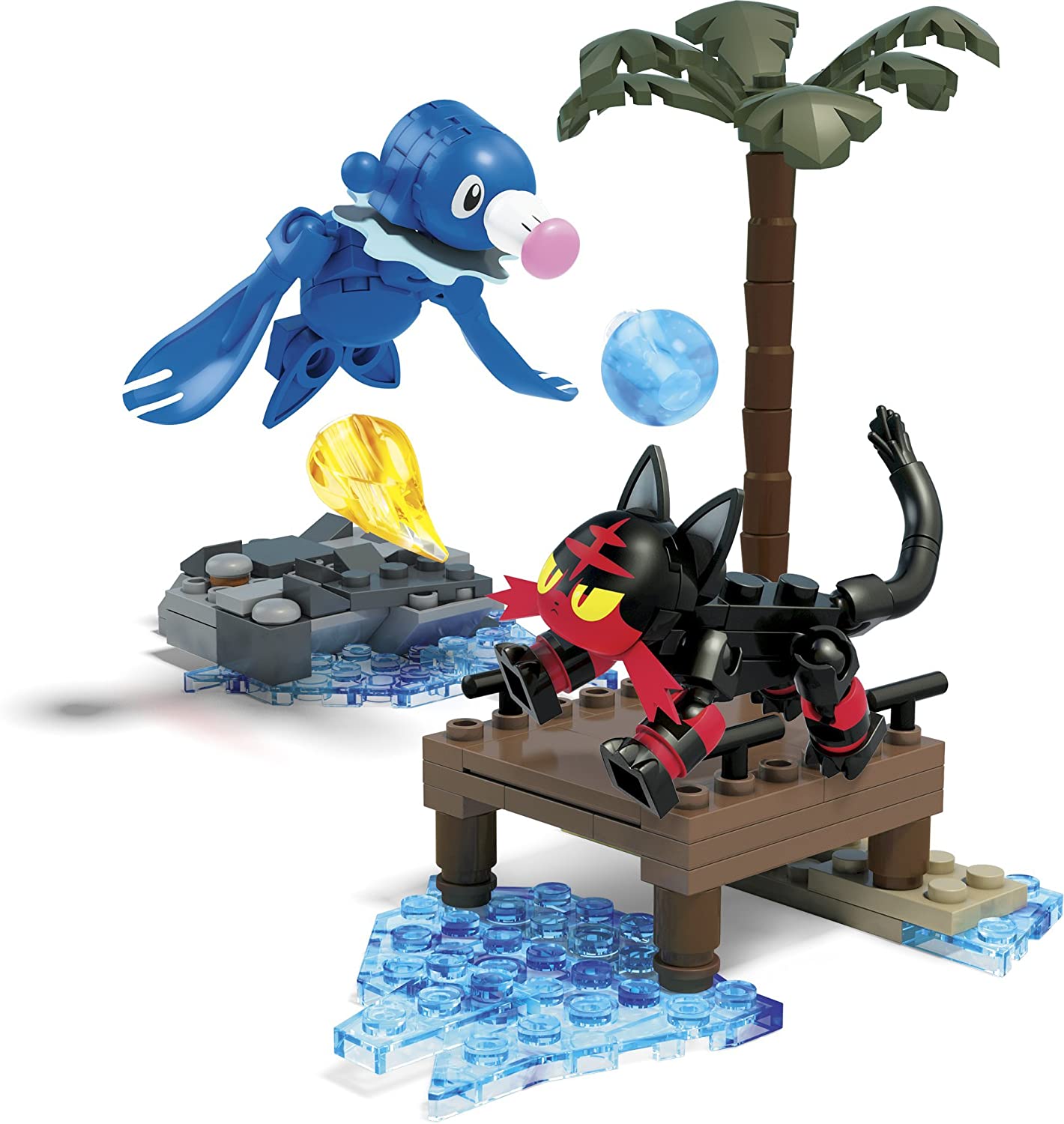 Mega Construx Pokemon Litten Vs. Popplio