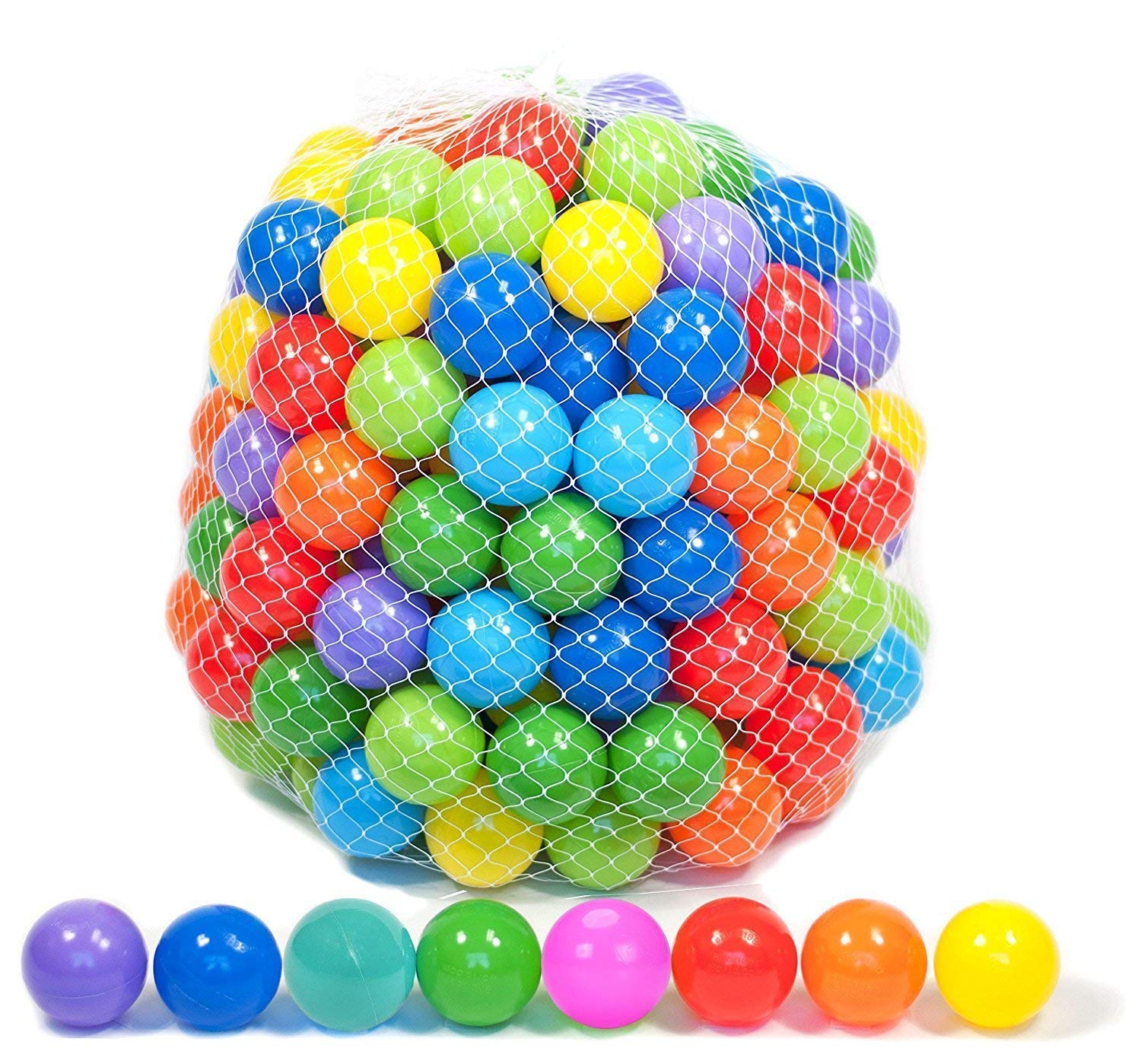 Playz 200 Soft Plastic Mini Play Balls