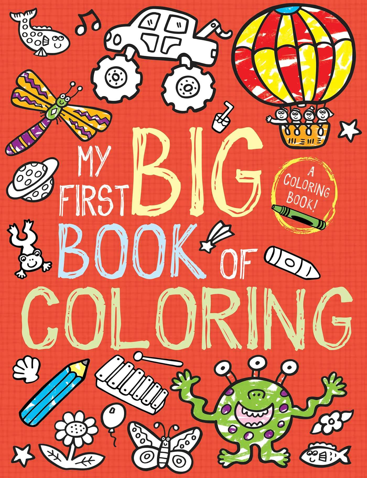 Toddler Coloring Book. Numbers Colors Shapes: Baby Activity Book​