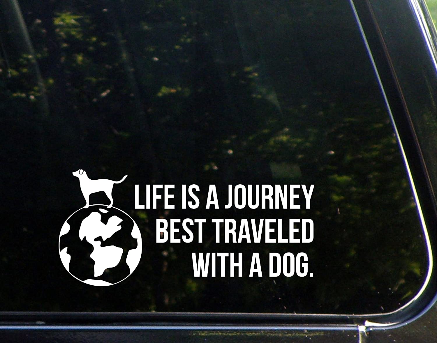 Life is A Journey Best Traveled with A Dog by Sign Depot