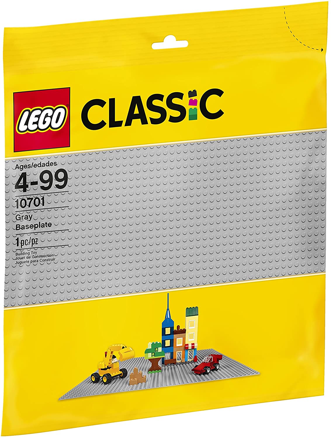LEGO Classic Gray Baseplate 10701 Building Toy