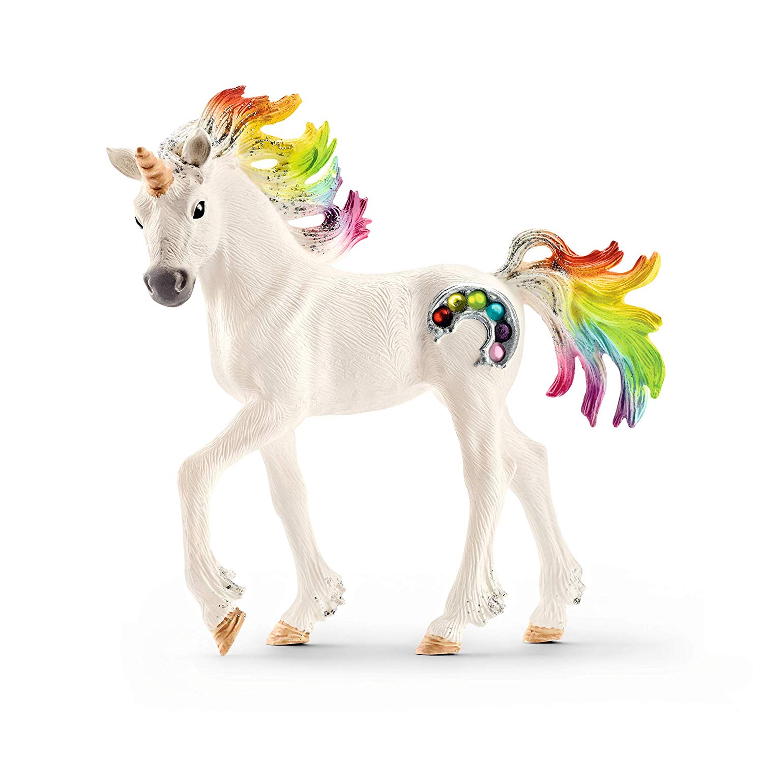 Schleich North America Rainbow Unicorn Foal Toy Figure