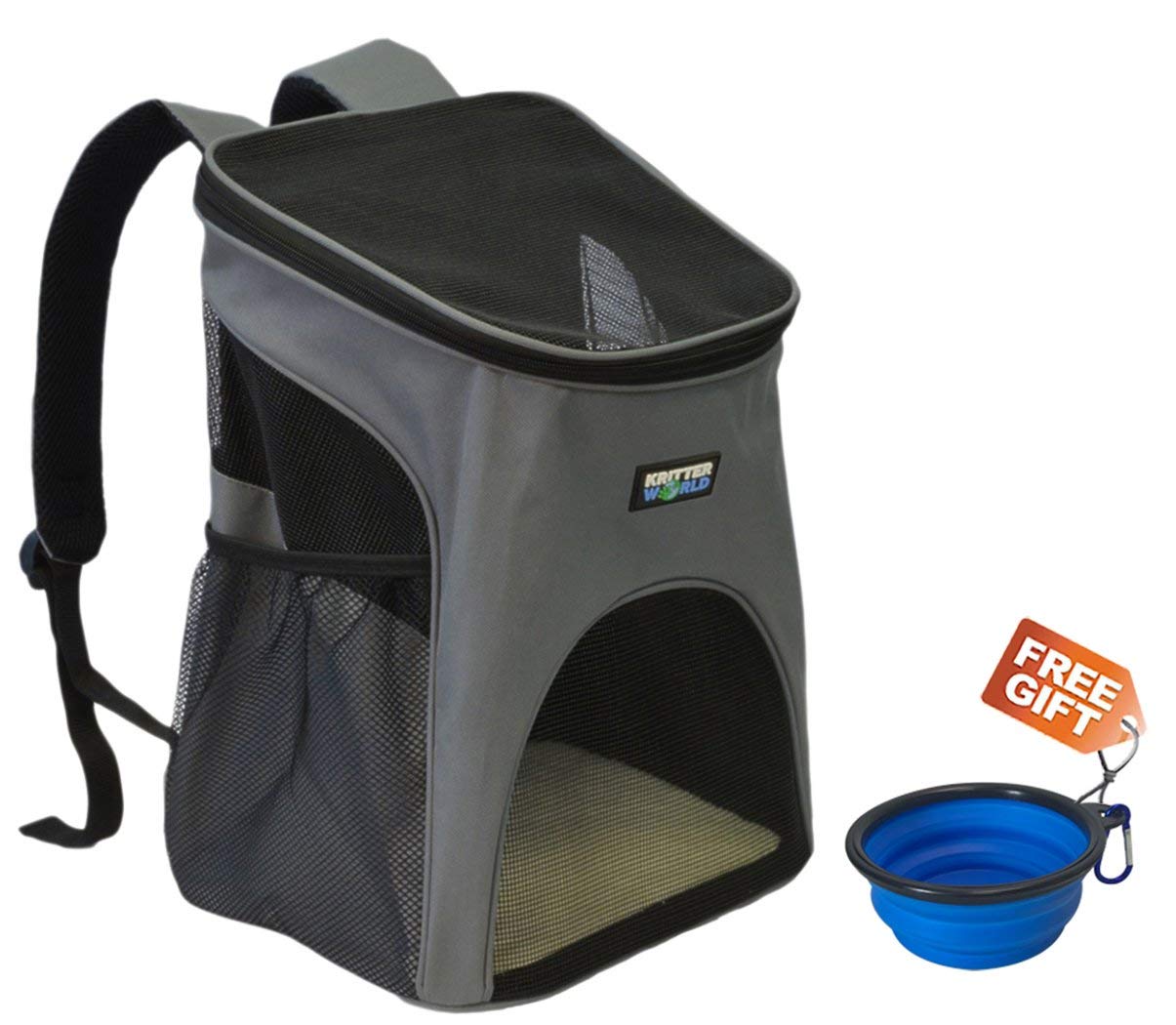 Kritterworld Pet Carrier Backpack for Small Dogs