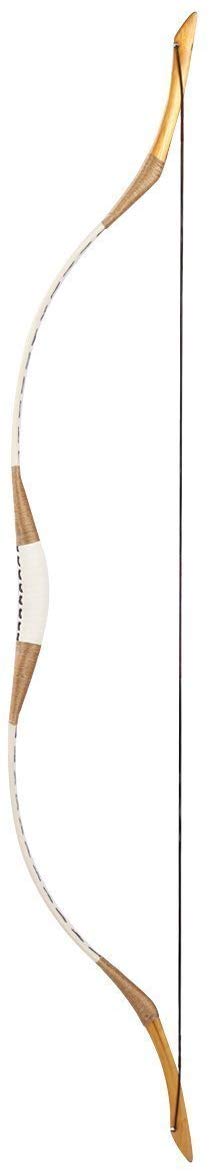 Longbowmaker White Handmade Longbow Flagella Magyar Reiterbogen Horsebow Traditional Bow 20-110LBS T5