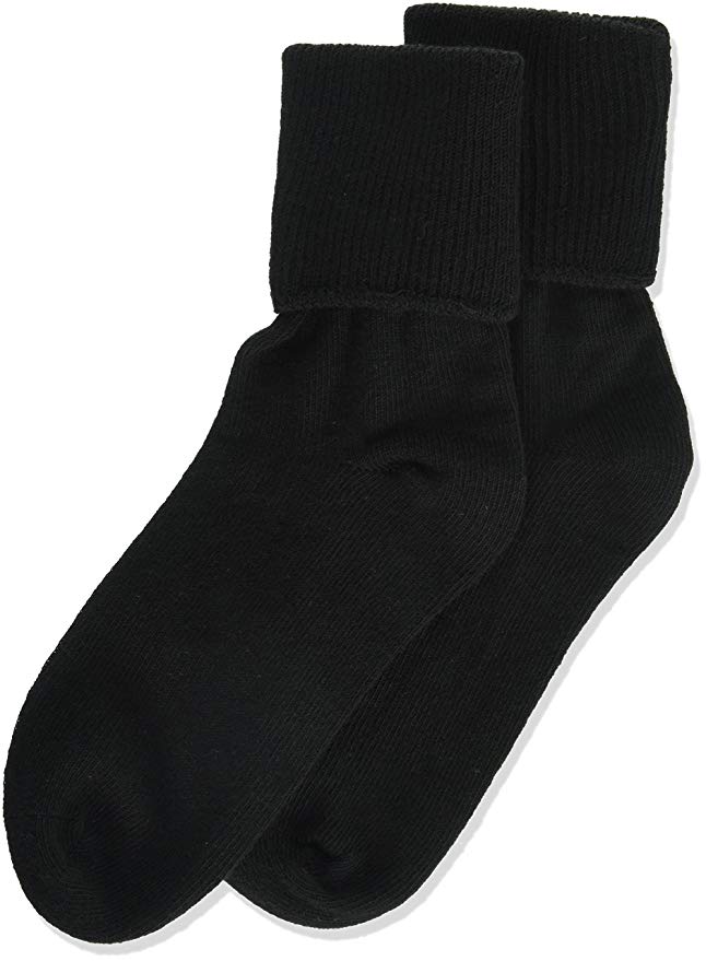 Jefferies Socks Little Girls’ Seamless Turn Cuff Socks