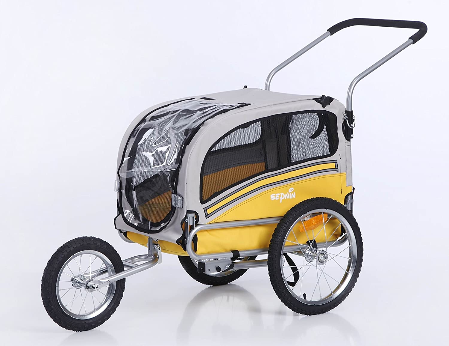 Sepnine 2 In1 Pet Dog Bike Trailer Bicycle Trailer and Stroller Jogger 20303