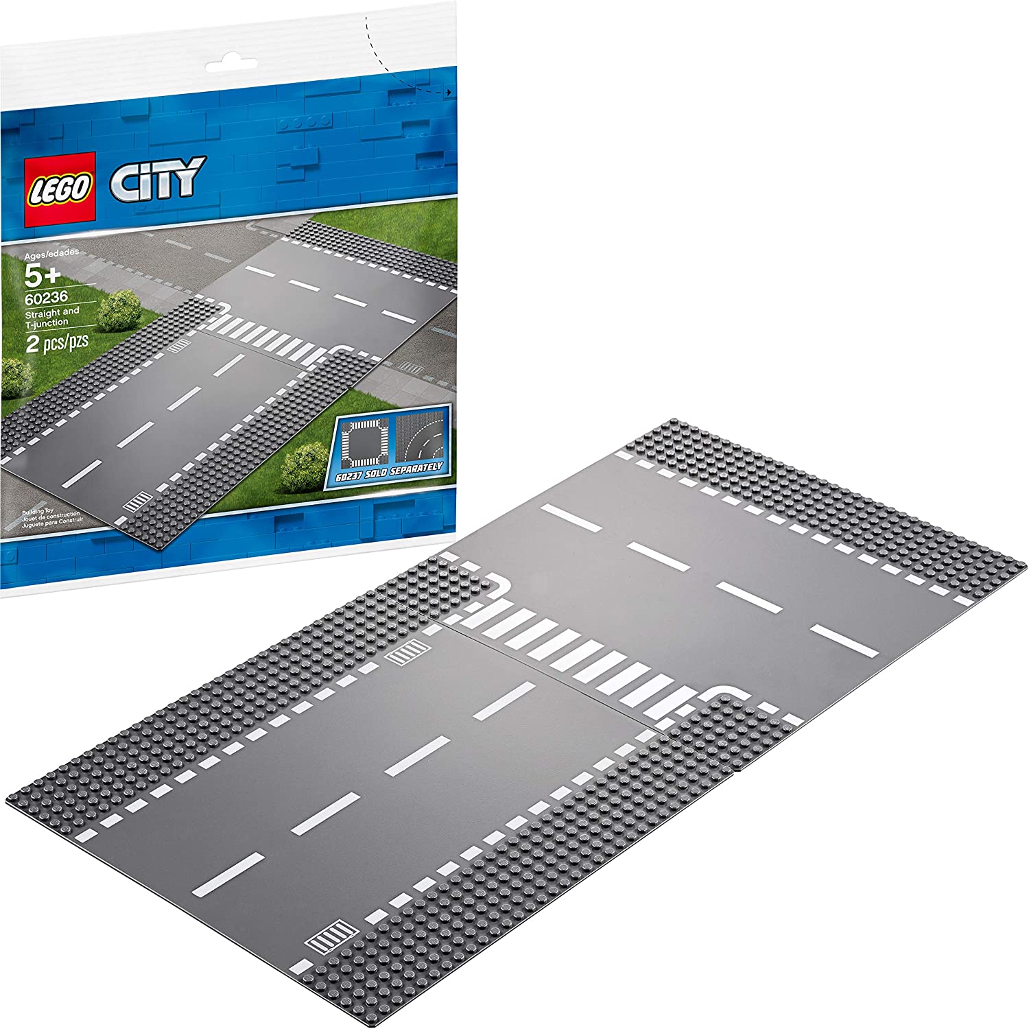 LEGO City Straight and T junction 60236 Building Kit