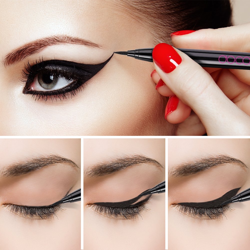 Docolor Waterproof Eyeliner Pen Super Slim Liquid Eyeliner Eye Liner Gel Docolor Waterproof Eyeliner Pen Super Slim Liquid Eyeliner Eye Liner Gel