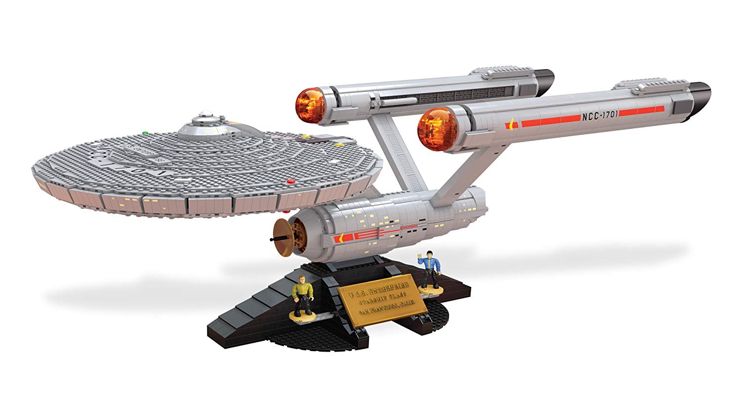 Mega Bloks Star Trek U.s.s. Enterprise Ncc-1701 Collector Construction Set