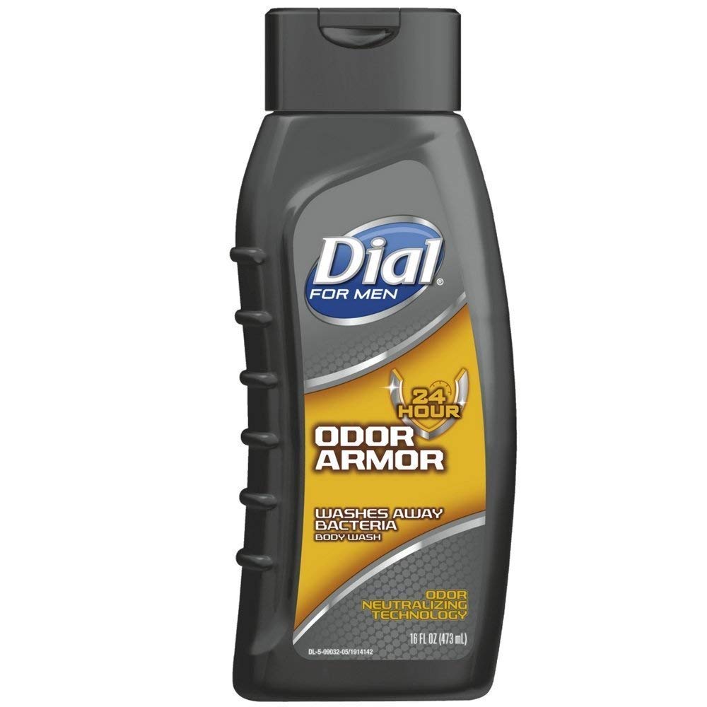 Dial for Men Antibacterial Body Wash, Odor Armor