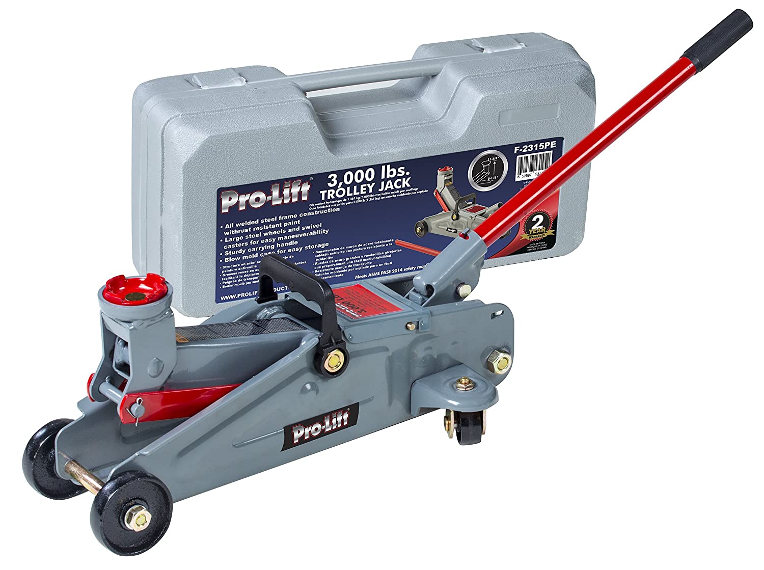 Pro-lift F-2315pe Grey Hydraulic Trolley Jack Car Lift Pro-lift F-2315pe Grey Hydraulic Trolley Jack Car Lift