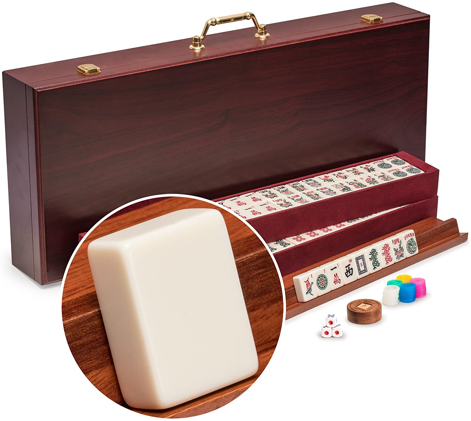 Yellow Mountain Imports American Mahjong Set, Classic Royale II&nbsp;