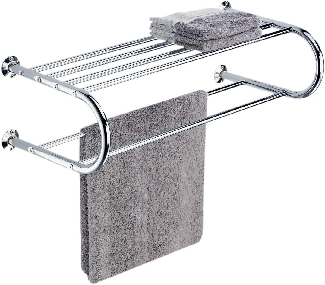  Organize It All 1750W-1 mounted chrome shelf, 26" W x 11.25" L x 7.5" H