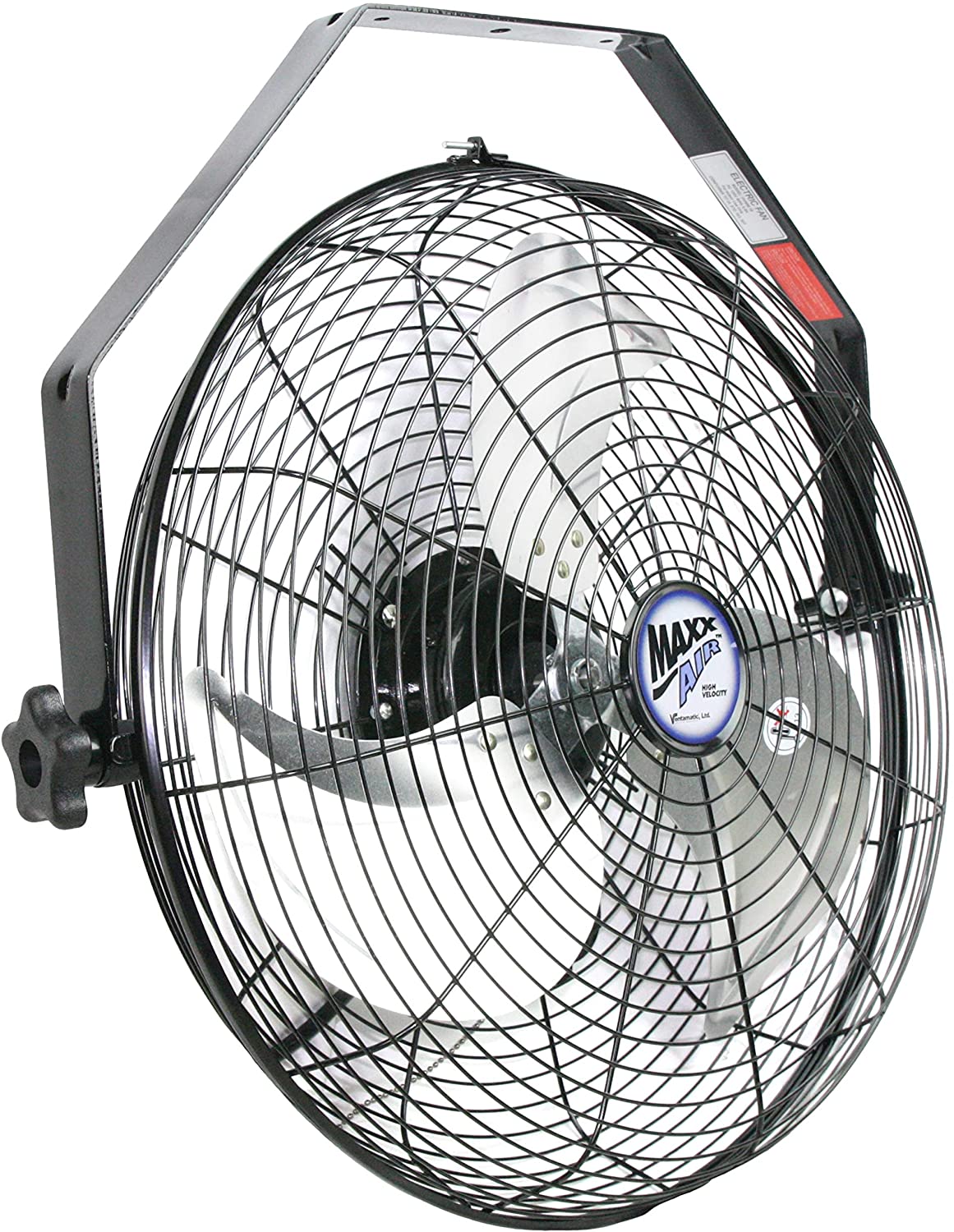Maxx Air Wall Mount Fan, Commercial Grade for Patio, Garage, Shop, Easy Operation and Powerful CFM (18" Residential Wall Mount) Maxx Air Wall Mount Fan, Commercial Grade for Patio, Garage, Shop, Easy Operation and Powerful CFM (18" Residential Wall Mount)