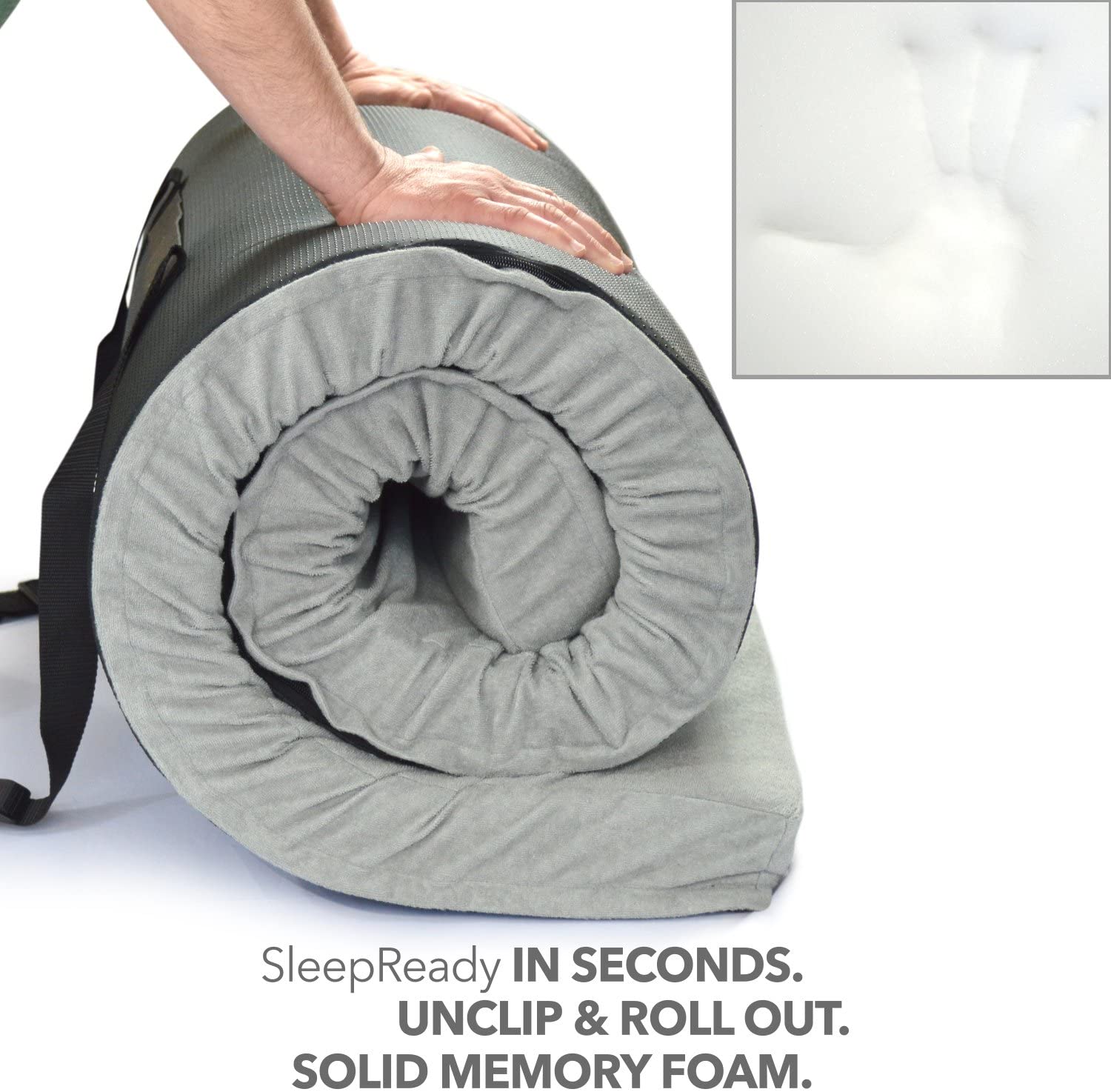 Better Habitat CertiPUR-US SleepReady Memory Foam Floor & Camping Mattress