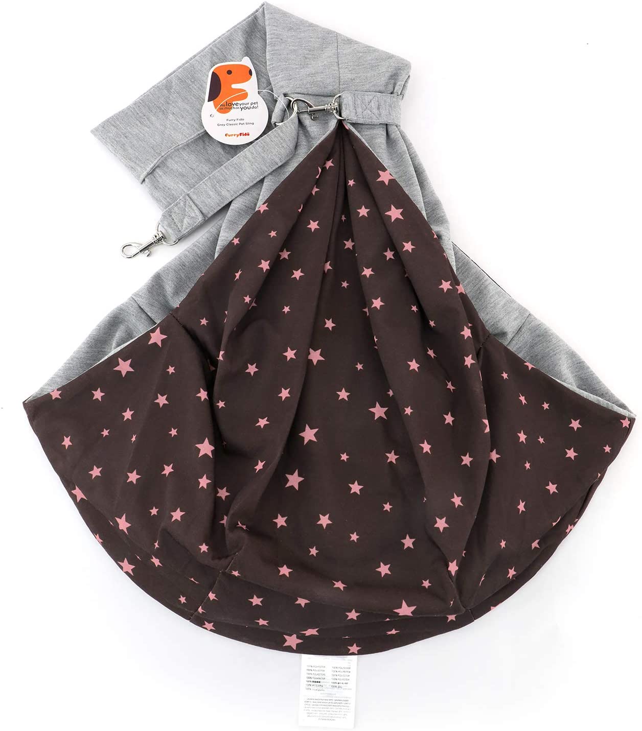 FurryFido Reversible Pet Sling Carrier