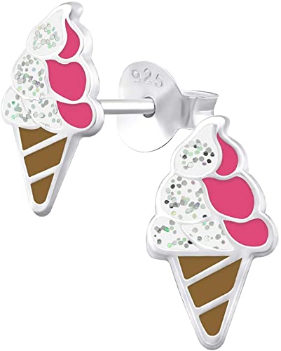 Hypoallergenic Sterling Silver Sweet Treats Stud Earrings