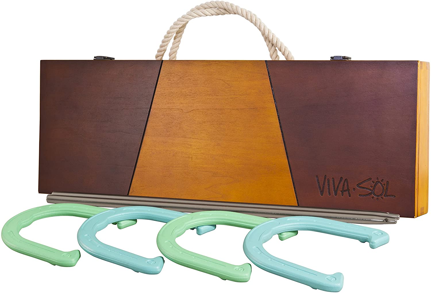 Viva Sol Premium Horseshoes Outdoor Game Set 
