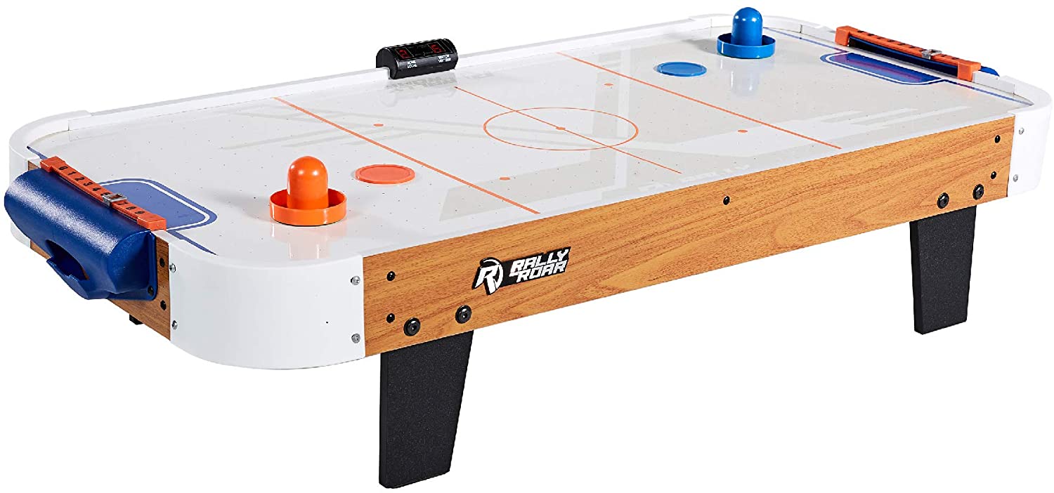 Rally and Roar Tabletop Air Hockey Travel-Size