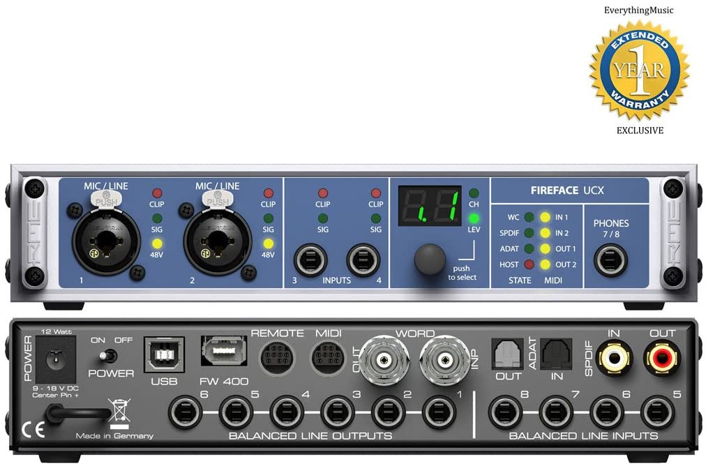 Rme Fireface Ucx