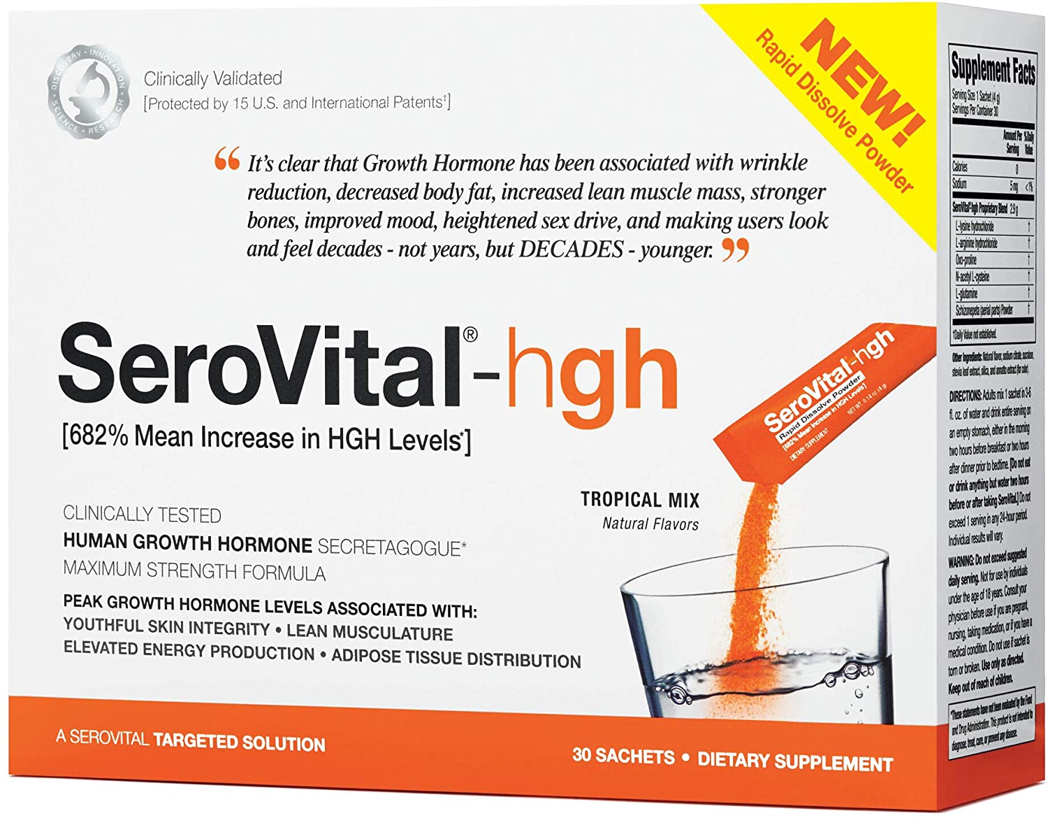 SeroVital HGH - Tropical Mix.