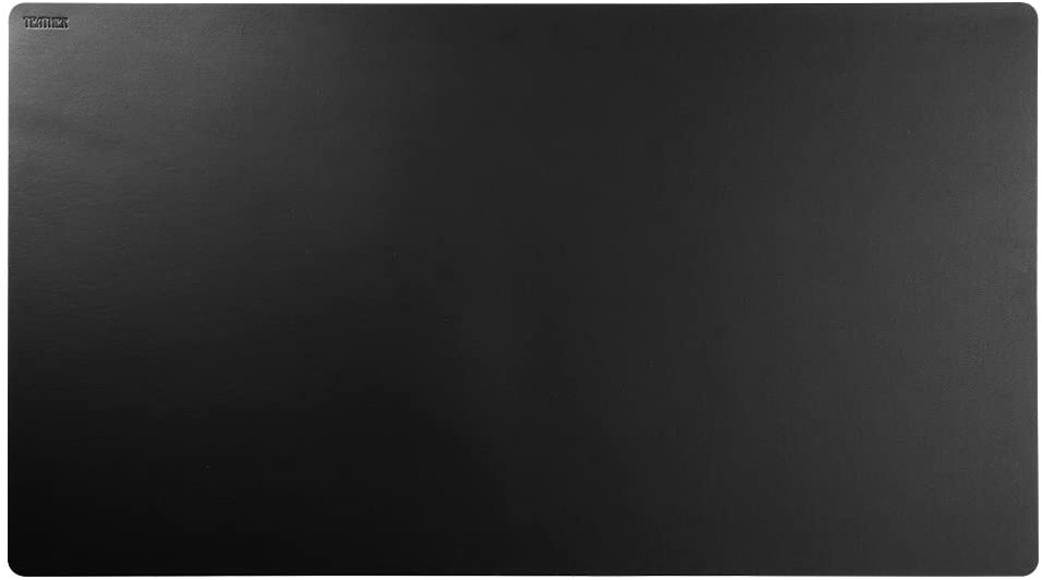 Eather Black Leather Desk Pad
