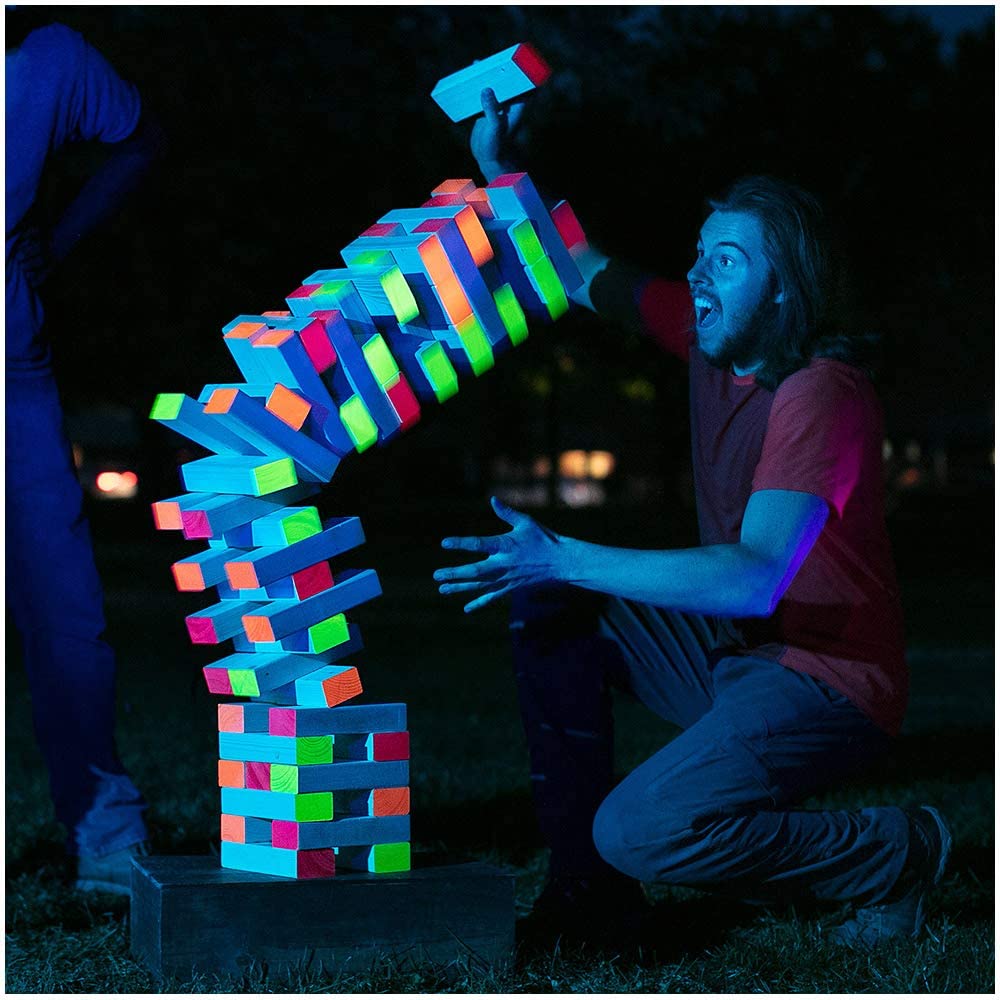 Limelite Games Ultimate Black Light Giant Tumbling Tower