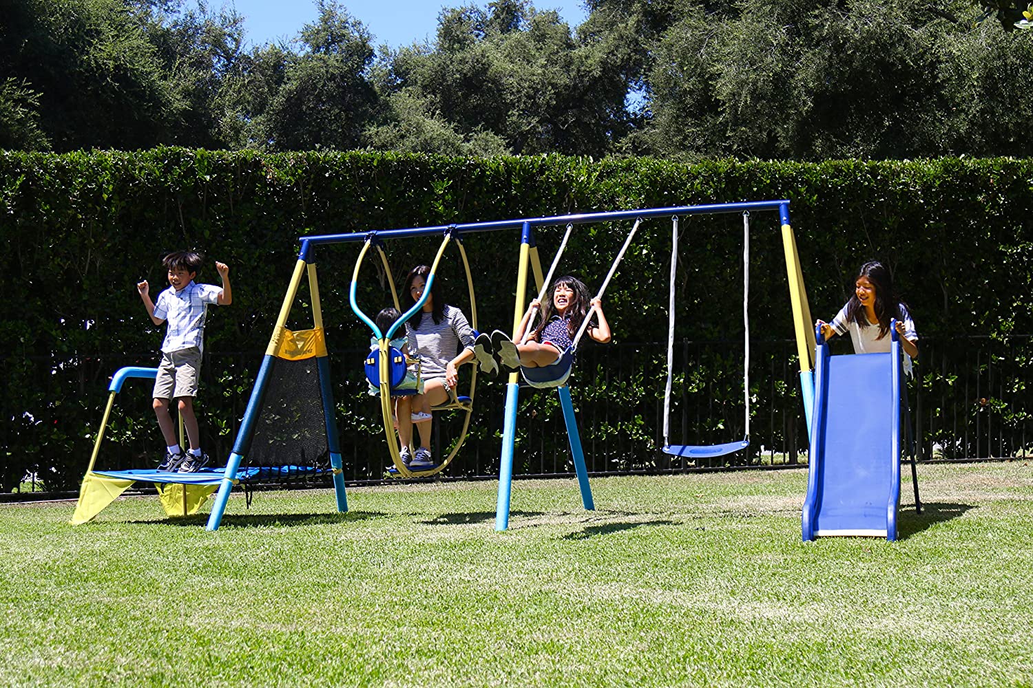 Sportspower Ridgewood Me and My Toddler Metal Swing Set.