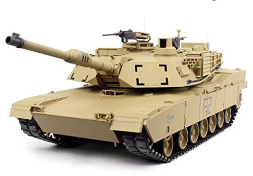 Remote Control 2.4Ghz 1/16 Scale US M1A2 Abrams Air Soft RC Battle Tank
