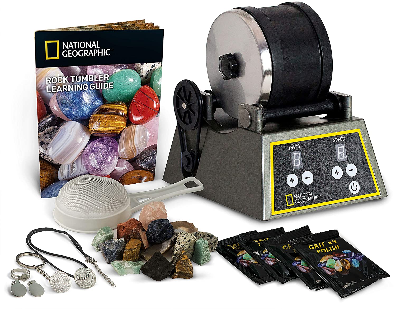 National Geographic Professional Rock Tumbler Kit