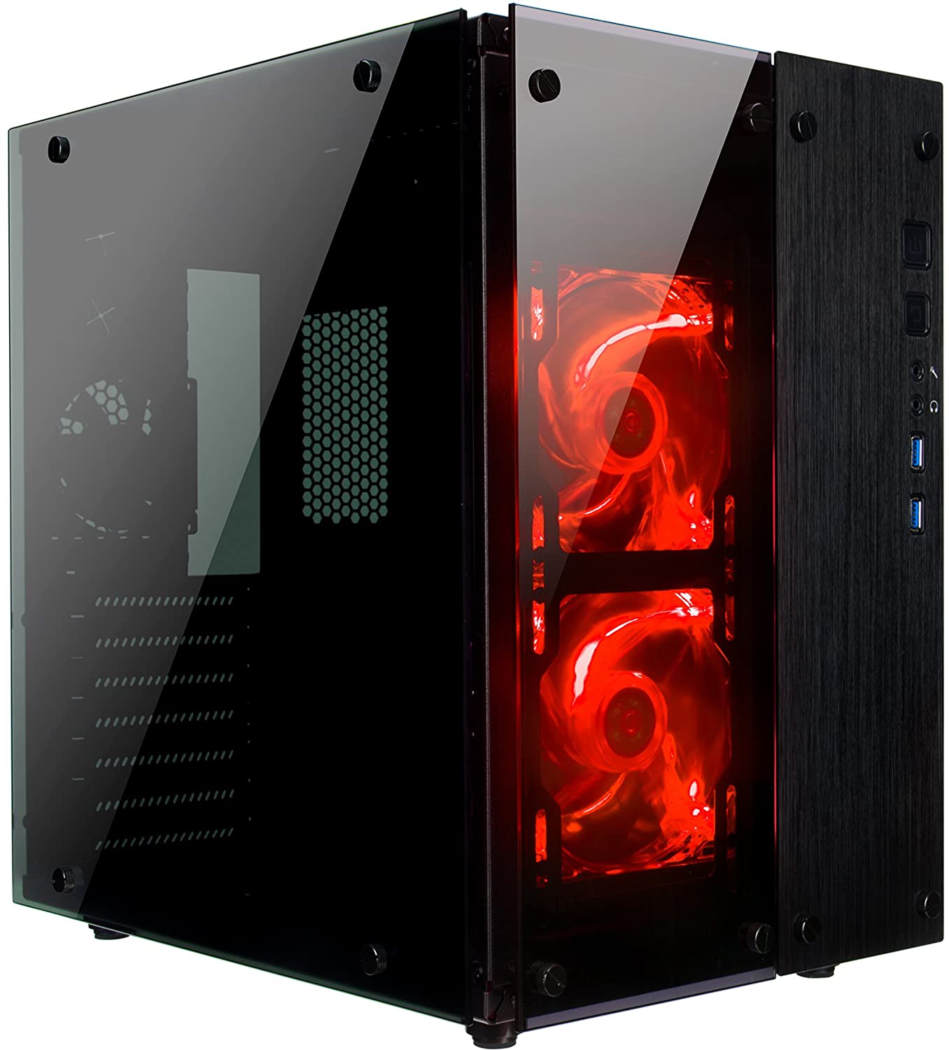 Rosewill Cullinan Px Tempered Glass Full Window Desktop Pc Computer Small Form Case