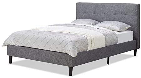 Musehome Upholstered Knighthood Platform Bed/no Boxspring Needed Musehome Upholstered Knighthood Platform Bed/no Boxspring Needed