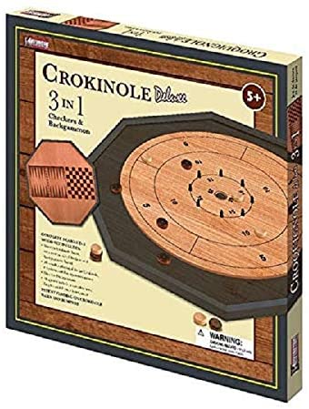 Crokinole Deluxe 3 In 1