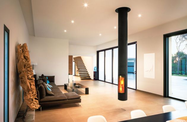Best Ceiling Mounted Fireplace (Hanging)