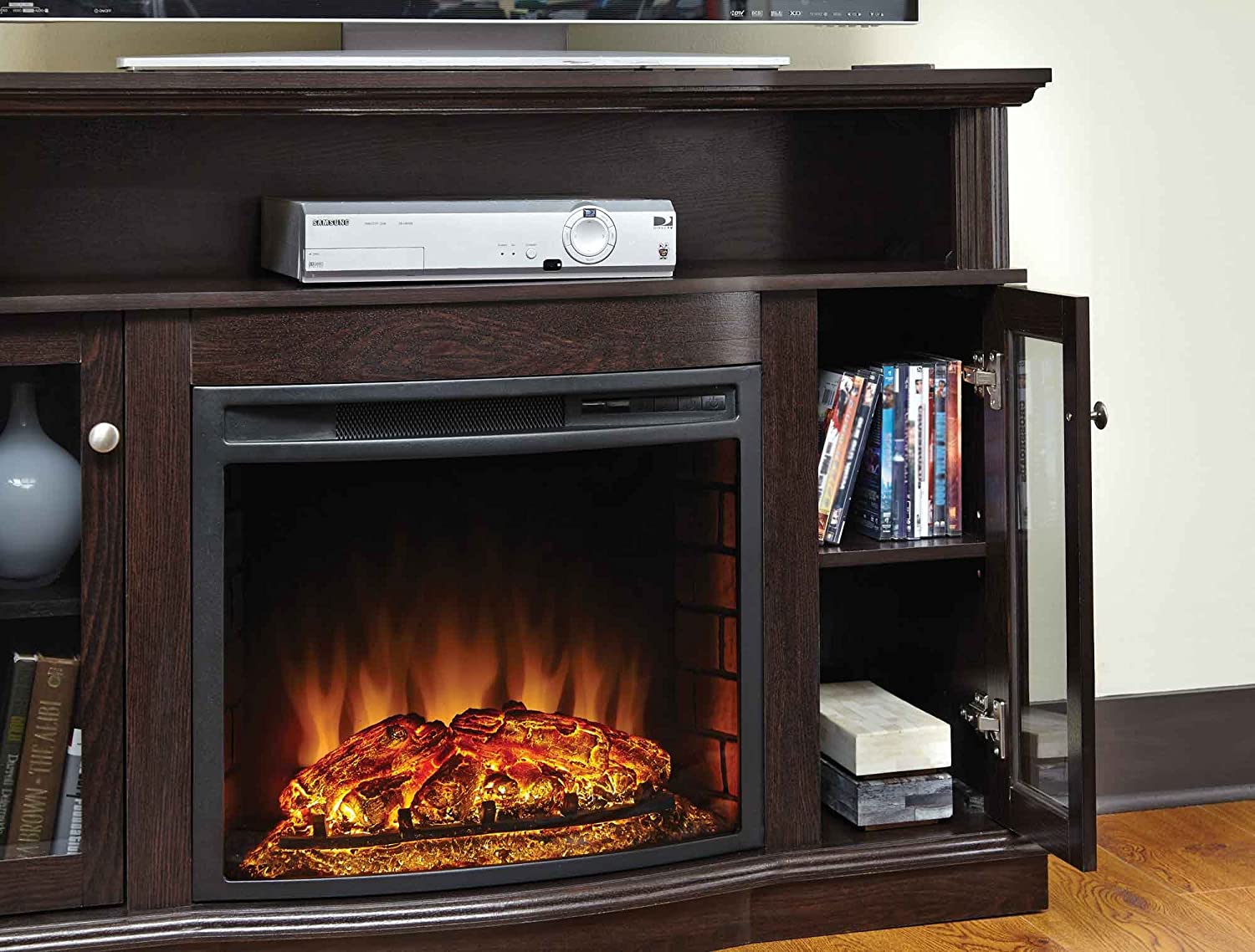 Best Electric Fireplace TV Stand [2023] Top TV Stands with Fireplaces